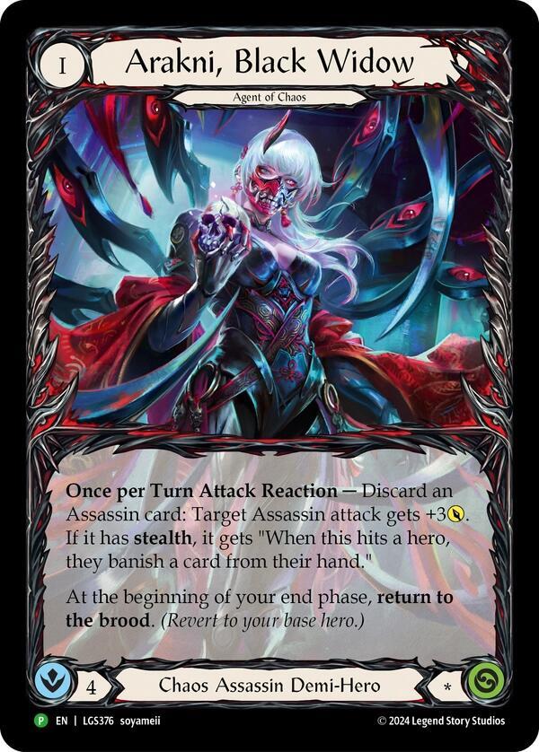 Arakni, Black Widow (Extended Art) - LGS376 card image