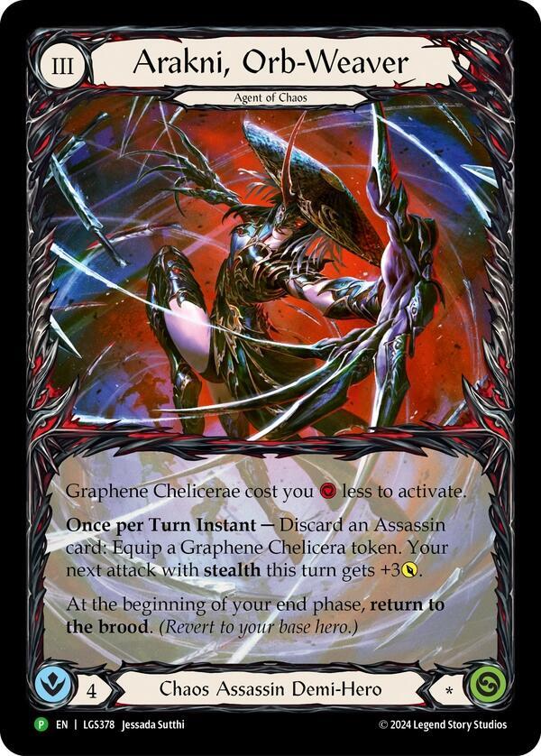 Arakni, Orb-Weaver (Extended Art) - LGS378 card image