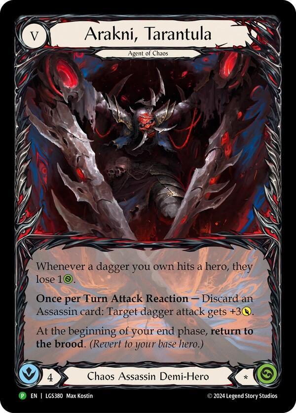 Arakni, Tarantula (Extended Art) - LGS380 card image