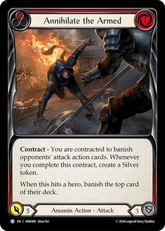 Annihilate the Armed (Red) card image