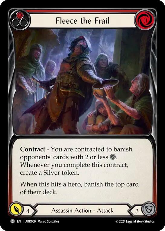 Fleece the Frail (Red) card image