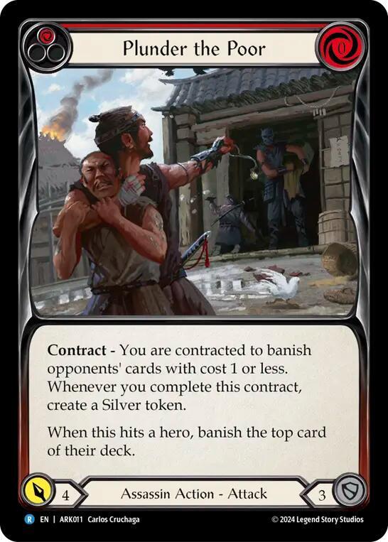 Plunder the Poor (Red) card image