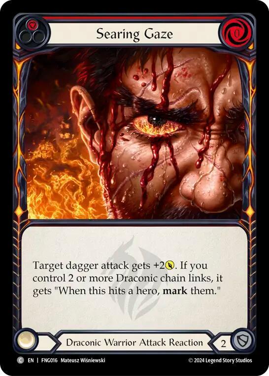 Searing Gaze (Red) card image