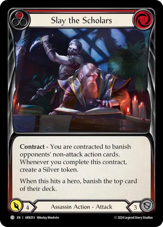 Slay the Scholars (Red) card image