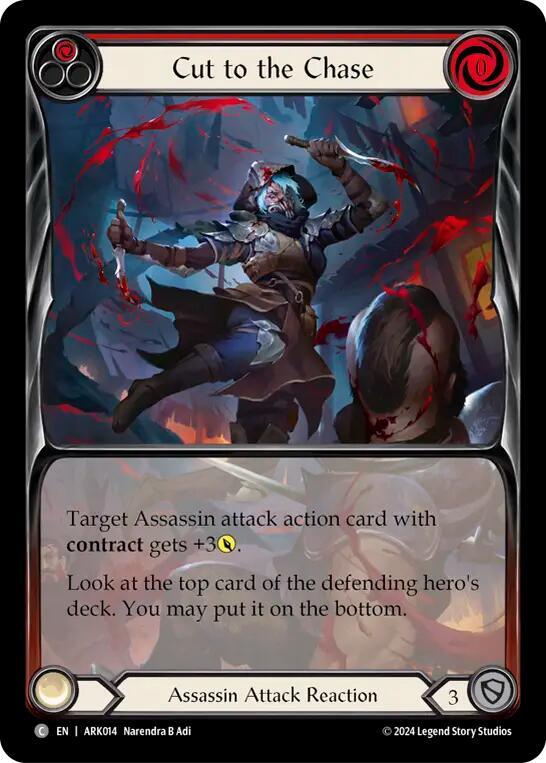 Cut to the Chase (Red) (Extended Art) card image