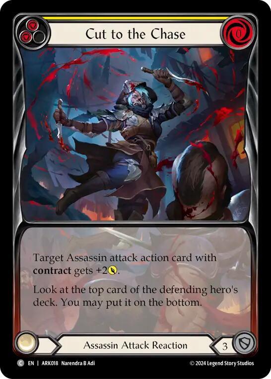 Cut to the Chase (Yellow) (Extended Art) card image