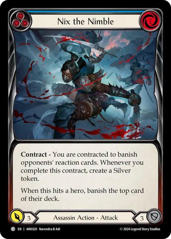 Nix the Nimble (Blue) card image
