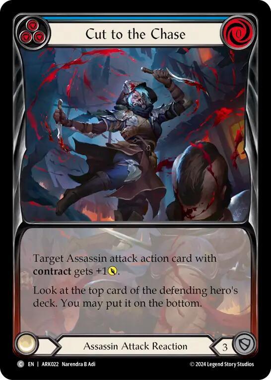 Cut to the Chase (Blue) (Extended Art) card image