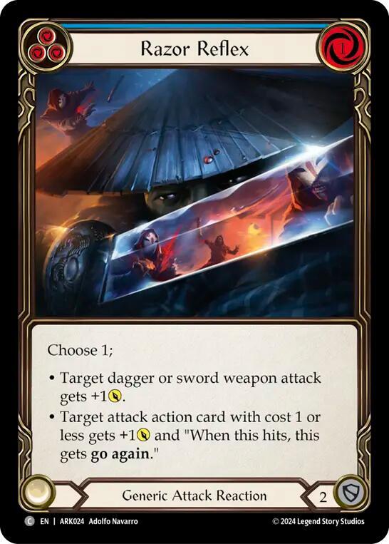 Razor Reflex (Blue) card image
