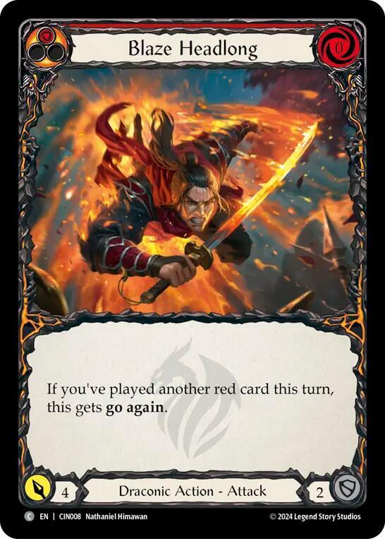 Blaze Headlong (Red) card image