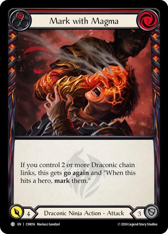 Mark with Magma (Red) card image