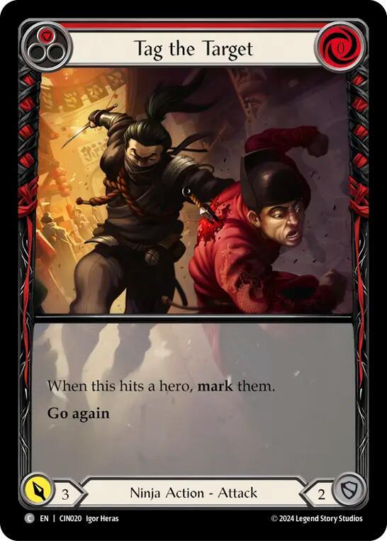 Tag the Target (Red) (Extended Art) card image