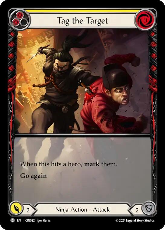 Tag the Target (Yellow) (Extended Art) card image