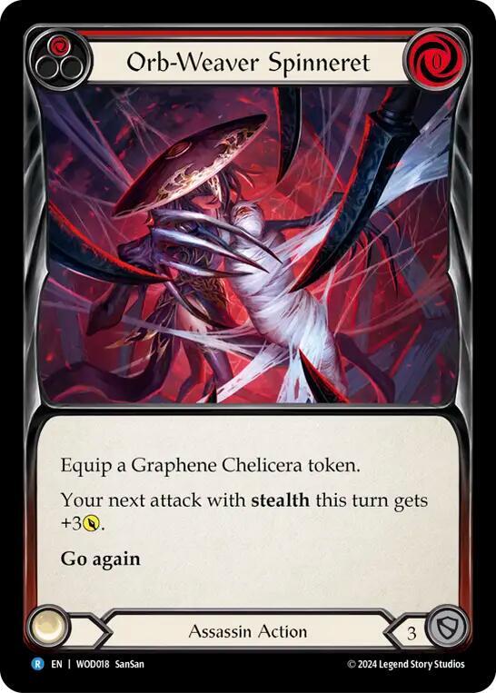 Orb-Weaver Spinneret (Red) card image