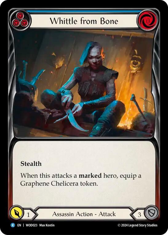 Whittle from Bone (Blue) card image