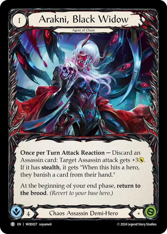 Arakni, Black Widow // Arakni, Funnel Web card image