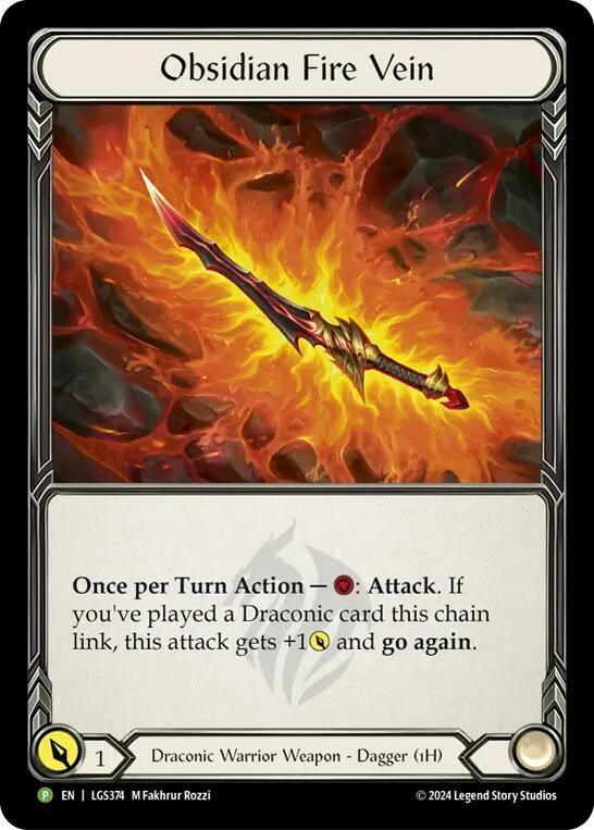 Obsidian Fire Vein - LGS374 card image
