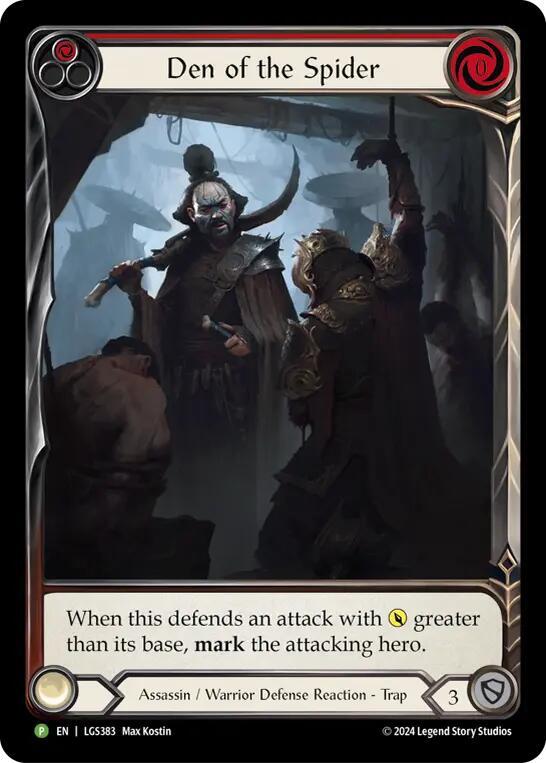 Den of the Spider (Red) - LGS383 card image