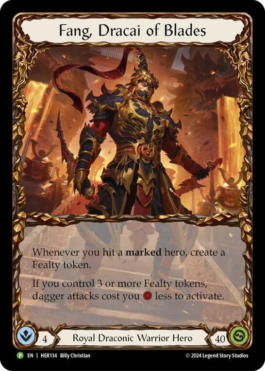 Fang, Dracai of Blades - HER134 card image