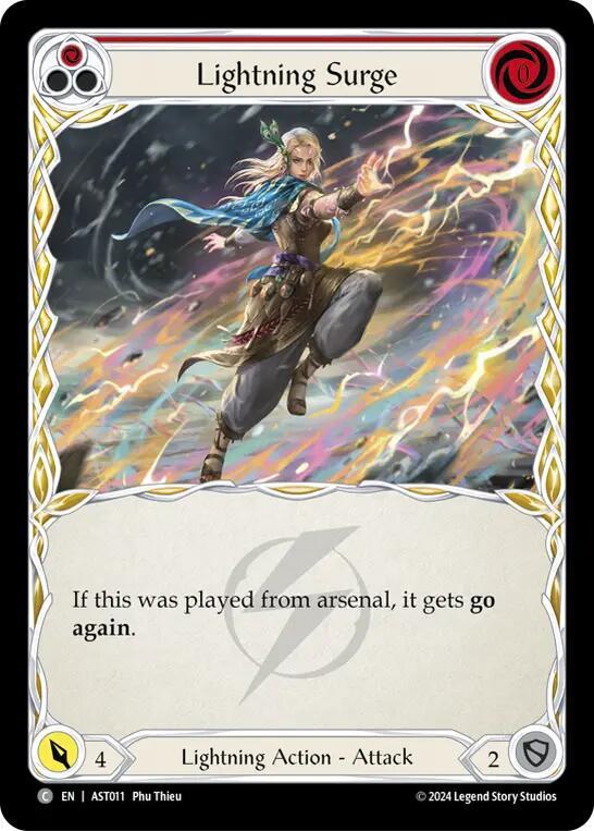 Lightning Surge (Red) card image