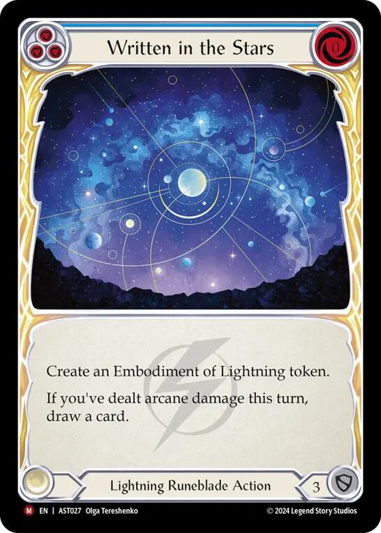 Written in the Stars card image