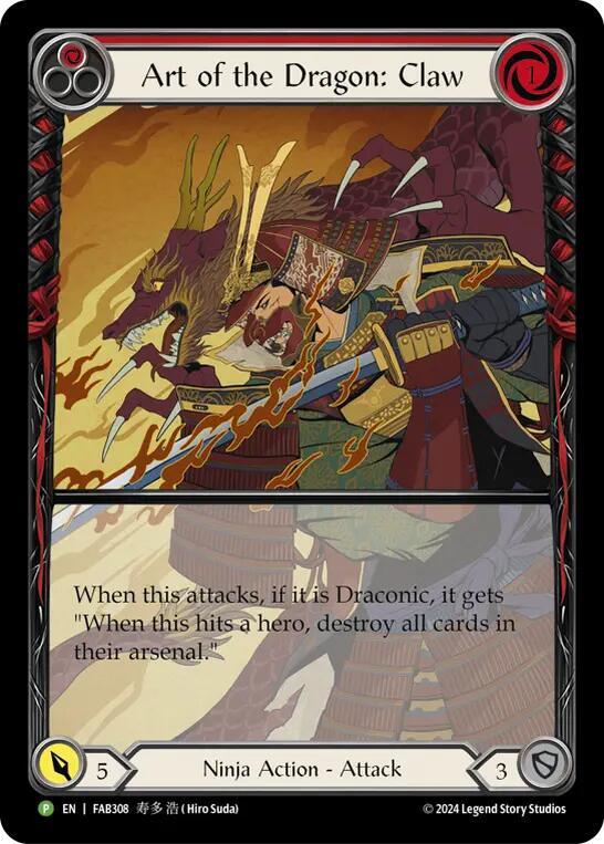 Art of the Dragon: Claw - FAB308 card image