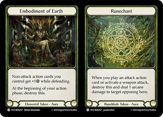 Embodiment of Earth // Runechant // Embodiment of Lightning // Runechant card image