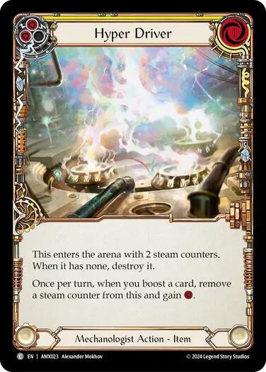 Hyper Driver (Yellow) card image