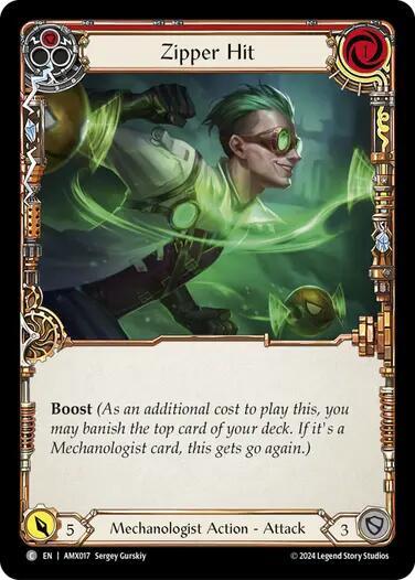 Zipper Hit (Red) card image