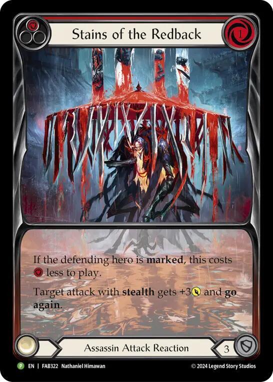 Stains of the Redback (Red) - FAB322 card image