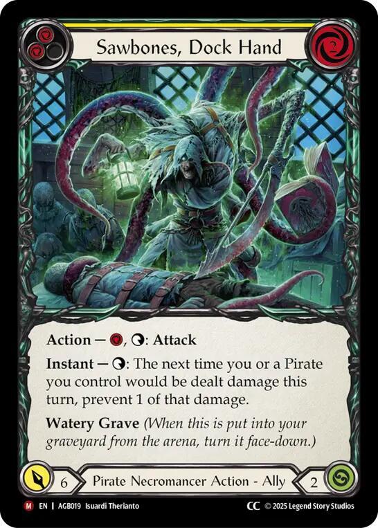 Sawbones, Dock Hand (CC Label) card image