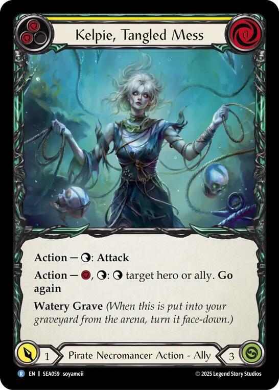 Kelpie, Tangled Mess card image