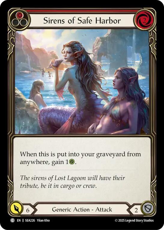 Sirens of Safe Harbor (Red) card image