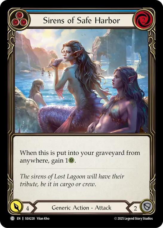 Sirens of Safe Harbor (Blue) card image