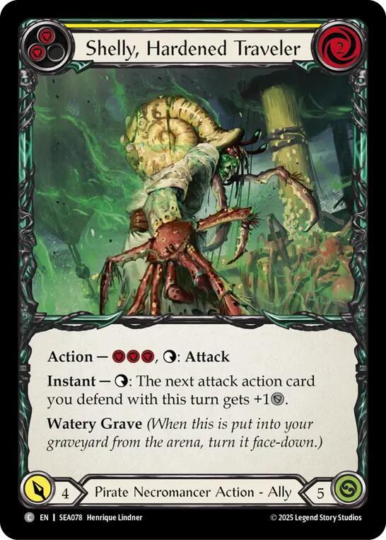 Shelly, Hardened Traveler card image