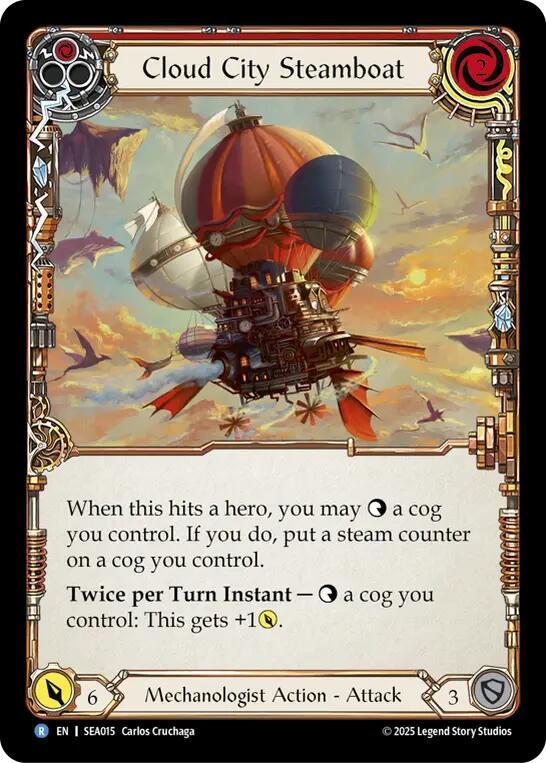 Cloud City Steamboat (Red) card image