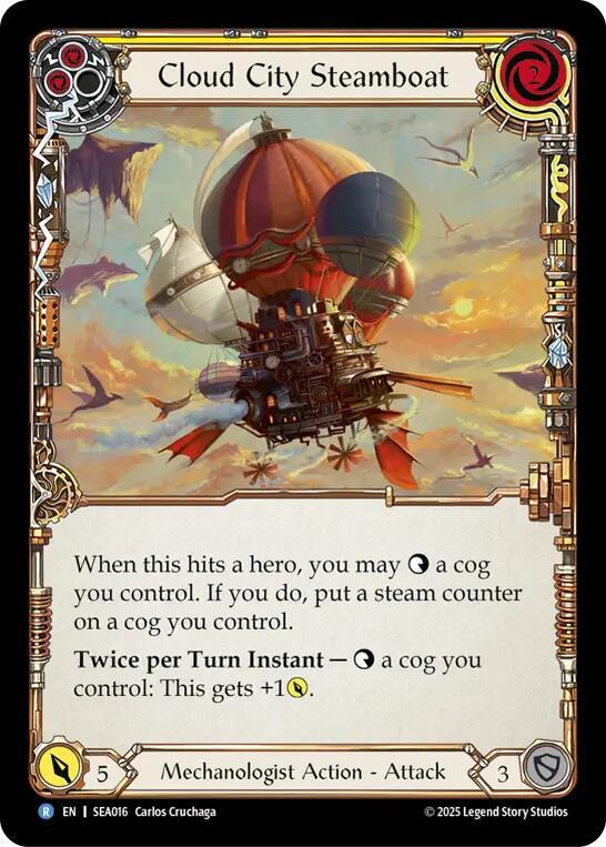 Cloud City Steamboat (Yellow) card image