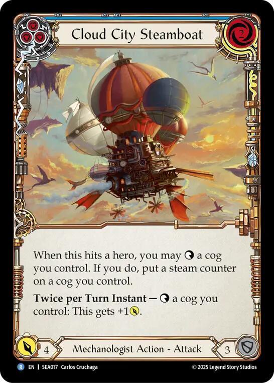 Cloud City Steamboat (Blue) card image