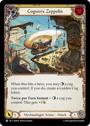 Cogwerx Zeppelin (Yellow) card image