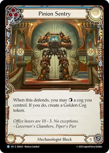 Pinion Sentry card image