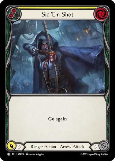 Sic 'Em Shot (Yellow) card image