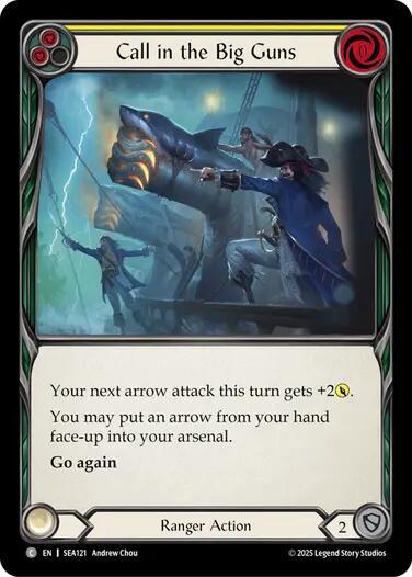 Call in the Big Guns (Yellow) card image