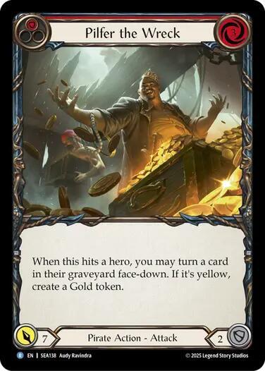 Pilfer the Wreck (Red) card image