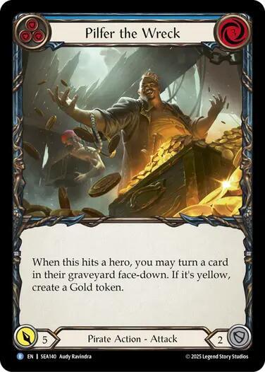 Pilfer the Wreck (Blue) card image