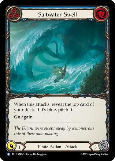 Saltwater Swell (Blue) card image