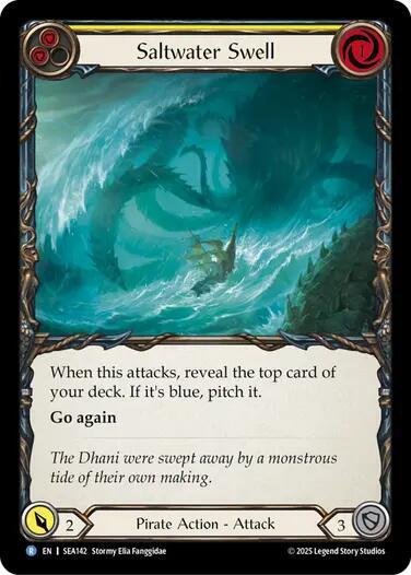 Saltwater Swell (Yellow) card image