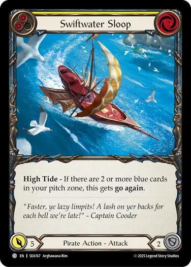Swiftwater Sloop (Yellow) card image