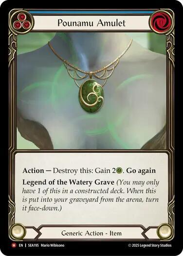 Pounamu Amulet card image