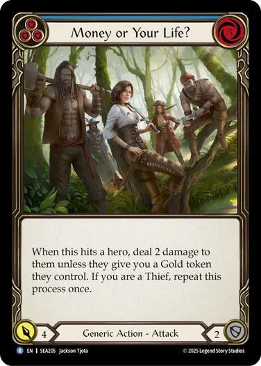 Money or Your Life? (Blue) card image