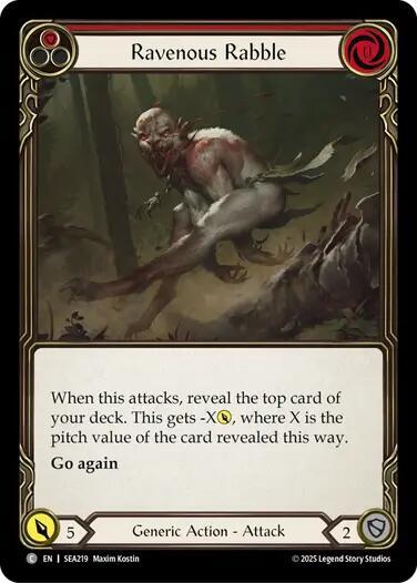 Ravenous Rabble (Red) card image
